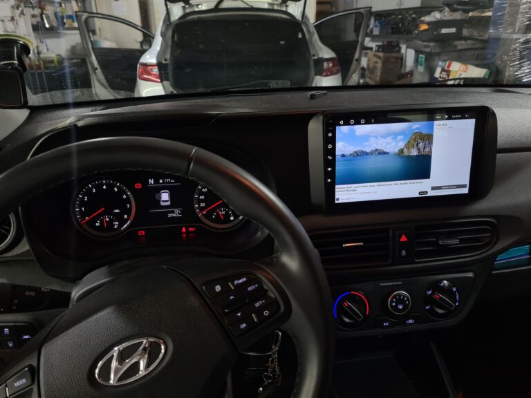Hyundai i10 Facelift navigație și difuzoare