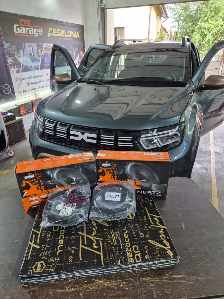 Dacia Duster 2 antifonare și sistem audio